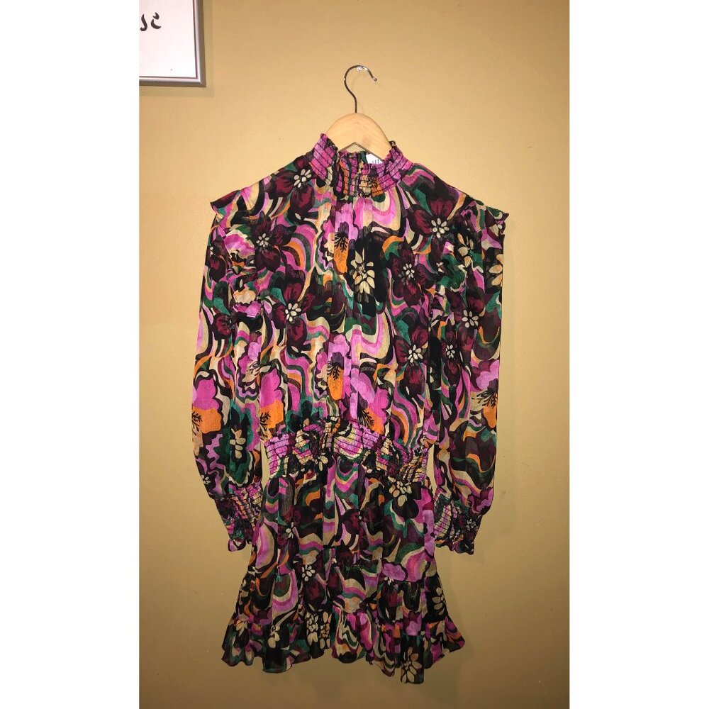 MISA Los Angeles Revolve flora groove Gianna dress - Picture 6 of 9